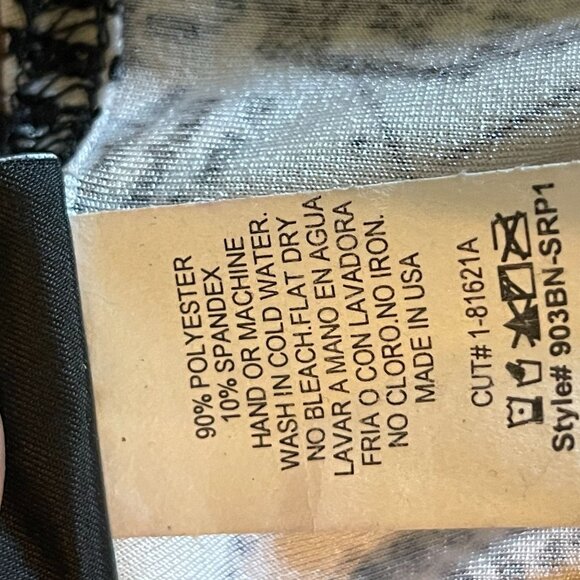 JOSTAR Poly‎ Spandex Stretch Knit TOP CAPRI PANT SET newspaper - Picture 5 of 11